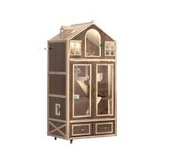 Enclosed Cat Condo Deluxe Cat Villa The Ideal Large Indoor House Panoramic Cage