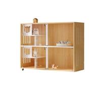 Enclosed Cat Condo Deluxe Cat Villa The Ideal Large Indoor House Panoramic Cage