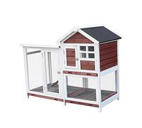 Enclosed Cat Condo Double-storey pet villa with pull-out tray indoor and outdoor suitable for cat cage dog rabbit