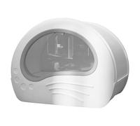 Enclosed Cat Litter Box, Enclosed Box Pan with Litter Scoop Cat Litter Box with Anti-Spillage Lid Extra Deep Hooded Litters Tray for Kittens Easy Clean, White