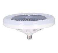 Enclosed Ceiling Fan with Light 30W LED 85-265V Remote Control Small Handheld Adjustable Color Temperature Wind Speed Smart Timing Easy Installation Acrylic ABS Energy-Saving Eye Protection for Spaces