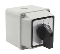 Enclosed Changeover Switch 20A 3 Position 12 Terminals 380V Rated Voltage Universal Rotary Cam Selector 690V Insulation Voltage