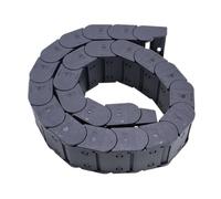 Enclosed e-chain J25F.1.S opens on both sides of the 1m cable e-chain with a bend radius of 75,100(75mm,25x57mm-XJT)