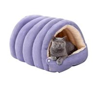 Enclosed Pet Sleeping Nest With Washable Thickened Warm, Soft Plush Winter Cave Style Pet Bed, Warming Dog Sleeping Beds, Shelter With Washable Design, For Small Medium Large Kitten Puppy Indoor