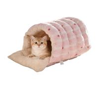 Enclosed Pets Nook - Cleanable Warm Den, Domed Retreat Feature, Resilient House Lounge Area, Long-lasting Appliance Component | Excellent Compact Element for Felines, Sleep, Comfort