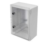Enclosure ABS Clear Lid 400X300X165mm, Body Colour Grey, Enclosure Material ABS, Enclosure Type Wall Mount, External Depth - Imperial 6.5", External Depth - Metric 165mm, External Height - Imperial 15