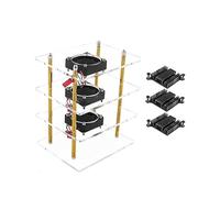 Enclosure Case ForOrangePi 5Plus With Cooling Fan And Heatsink Clear Acrylic Mainboard Cover Radiator- Box