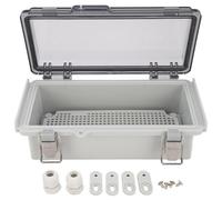 Enclosure Distribution Box ABS Hinged Housing IP67 Waterproof Transparent Lid Electrical Junction Box