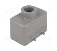 Enclosure for connectors: HDC; size 10B; for cable; Han® B; IP65
