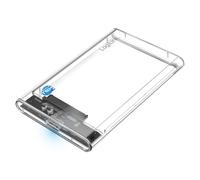 LogiLink 2.5" Extern. Encl. USB 3.0. screwless. transparent