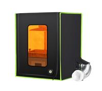 Enclosure for Resin 3D Printer with Ventilation kit and LED Lighting Eliminate or Reduce 3D Printing Smell Constant Temperature Improve Printing Quality Protective Cover for LCD SLA DLP Resin Printers