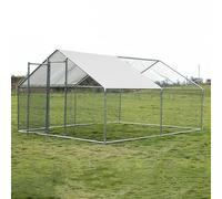 Enclosure Metal Chicken Coop, Waterproof Chicken Cage, Large Outdoor Poultry House for Chicken, Duck Rabbits, Goose, Puppy(400 * 300 * 200cm)
