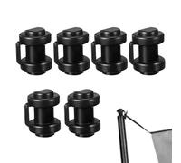 Enclosure Pole Caps - Trampoline Pole Covers Replacement, Heavy-Duty Bounce Parts | 1inch Trampoline Covers Secure End Caps for Net Hook Fastening, Accessories, Play Area Safety