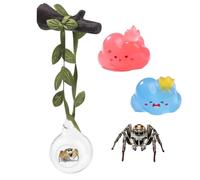 Enclosure Toys, Mantis Habitat Decor, Terrarium Climbing Accessories Featuring Lightweight Structures and Naturalistic Surfaces, Perfect for Small Animals Reptile Observation Home Classroom