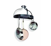 Enclume Premier Wall Crown Pot Rack, Hammered Steel