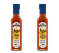 Encna Jamaican Scotch Bonnet Sauce, Sweet and Smokey Hot Sauce, 220ml, Pack of 2