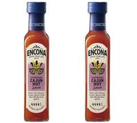 Encna Louisiana Cajun Hot Sauce, Wickedly Hot and Spicy, Mardi Gras Spirit Pack of 2