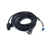 Encoder Cable, ASD-B2EN Servo Motor ASD-B2PW Power Cable for Delta B2 Series Multiple Sizes(Power Cable,5M)