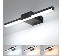 ENCOFT 40cm Bathroom Mirror Light IP44 Rated 3 Colour Temperature Bathroom Wall Light with Switch 8W Above Mirror Lights Picture Wall Lights for Vanity Bedroom Living Room