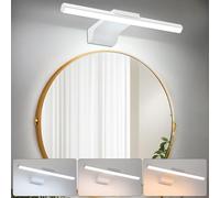 ENCOFT 40cm Bathroom Mirror Light with Switch IP44 Rated 3 Colour Temperature Picture Wall Light 8W Over Mirror Bathroom Lights for Vanity Bedroom Living Room