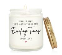 Encoink Leaving Gifts for Colleagues Women Men, Lavender Scented Candle, New Job/Congratulations/Good Luck/New Beginnings/Goodbye/Sorry Your Leaving/Farewell Gifts for Coworkers, Work Bestie(7oz)