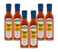 Encona Scotch Bonnet Pepper Extra Hot Sauce 6 x 220ml Jamaican Style Hot Sauce Tropical Fruity Smokey Extra Hot Chilli Sauce Vegan Friendly