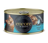 Encore 100% Natural Cat Food Tin 1x(16x70g) Ocean Fish, Pack of 16