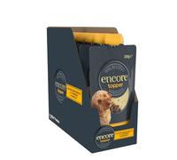 Encore 100% Natural Chicken Bone Broth Dry Food Topper for Dogs, Grain Free with Collagen to Support Healthy Joints & Skin, 6 x 200g Spout Pouch