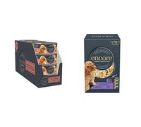 Encore 100% Natural Chicken Breast with Ham and Vegetables Wet Dog Food Tins 12 x 156g + Finest Chicken Selection Multipack of Pouches in Jelly 5 x 100g
