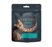 Encore 100% Natural Freeze Dried Tuna Fillet Cat Treats, Grain Free Healthy Cat Snacks 12x10g