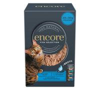 Encore 100% Natural Wet Cat Food, Fish Selection in Broth 50g Pouch (20 x 50g Pouches)