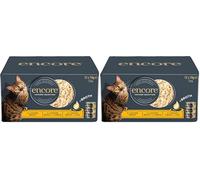 Encore 100% Natural Wet Cat Food, Multipack Chicken Selection in Broth (Pack of 24 x 70g Tins)