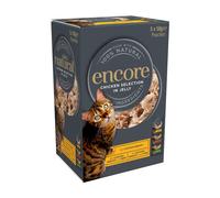 Encore 100% Natural Wet Cat Food Multipack, Chicken Selection in Jelly, 20x50g Pouches