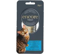 Encore 100 Percent Natural Cat Treats, Whole Mackerel Loin Cat Snack, 30g (Pack of 12)