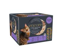 Encore 100 percent Natural Adult Wet Cat Food, Chicken and Fish Selection Bulk Pack in Broth 70 g Tins (Total of 48 Tins)