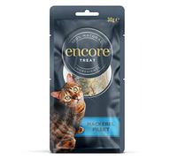 Encore 100 Percent Natural Cat Treats, Whole Mackerel Loin Cat Snack, 30g (Pack of 12)