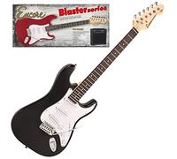 Encore Blaster E60 Electric Guitar Pack - Gloss Black - Includes Guitar, Bag, Strap, Tuner, Amp and Accessories | Double-Cutaway Solid Body | Online Lessons Included | Perfect Beginner Electric Guitar