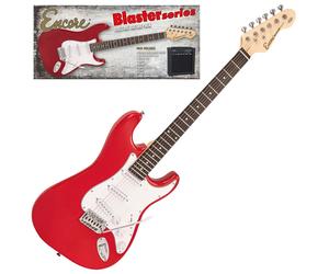 Encore Blaster E60 Electric Guitar Pack ~ Gloss Red