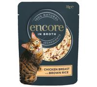 Encore Cat Pouch Chicken and Brown Rice - 16 x 70g
