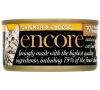 Encore Cat Food Chicken and Cheese 70 g (Pack of 9)