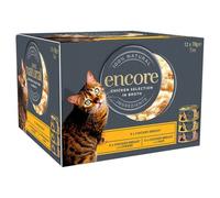 Encore Chicken in Broth Selection Wet Cat Food - 12 x 70g