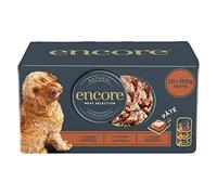 Encore Complete Wet Dog Food, Chicken, Lamb, Beef Pate Selection in 150g Trays (Pack of 20 Trays)