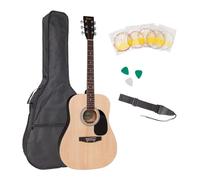 Encore Dreadnought Outfit Natural Guitar - With Carry Case