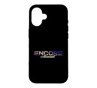 Encore Enthusiast Colorful Typography Case for iPhone 16