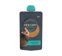 Encore Natural Cat Food Topper, Fish Bone Broth with Tuna - 8 x 85g