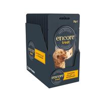 Encore High Protein 100% Natural Chicken Fillet Dog Treats, Grain Free Treats for Small and Mediuim Dogs 12 x 30g Pouch