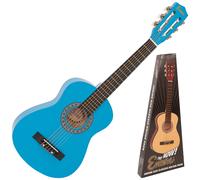 Encore 1/2 Size Junior Acoustic Guitar Outfit - Metallic Blue, Blue