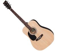 Encore Acoustic Guitar ~ Natural Left Hand LH-EW100N
