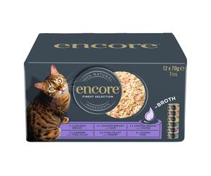 Encore Mixed Selection In Broth Cat Food - 12 x 70g