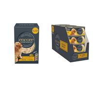 Encore Natural Chicken Selection Multipack of Pouches in Jelly 4 x (5 x 100g) + Chicken Breast with Rice Wet Dog Food Tins 12 x 156g